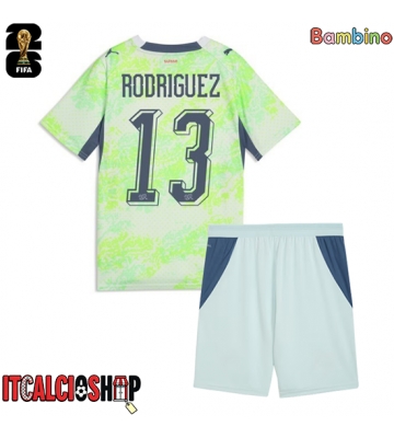 Svizzera Ricardo Rodriguez #13 Seconda Maglia Bambino Mondiali 2026 Manica Corta (+ Pantaloni corti)